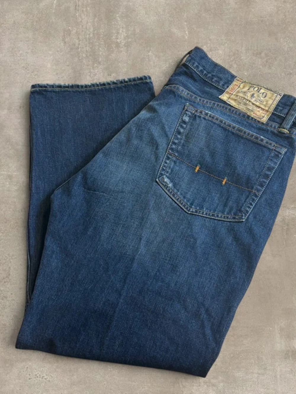 Vintage Polo Ralph Lauren Straight Leg Jeans Mens 38x30 Blue Denim